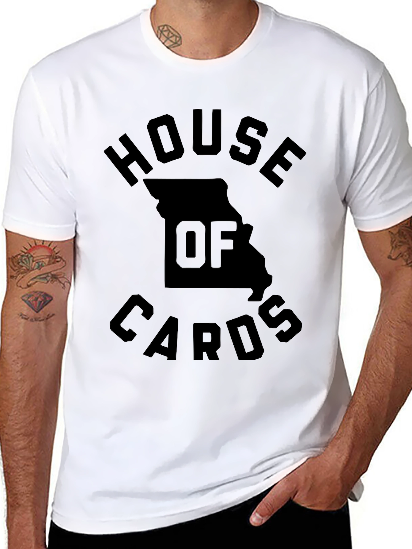 House of Cards Missouri Black T-Shirt