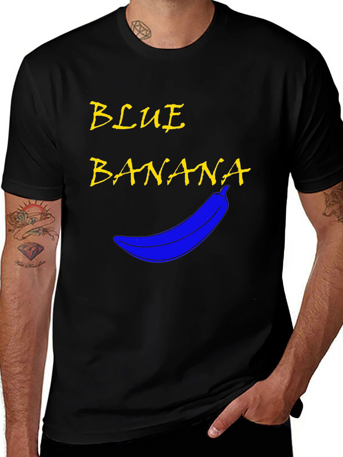 Blue Banana Graphic T-Shirt