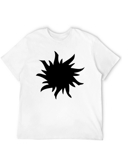 Abstract Graphic Black T-Shirt