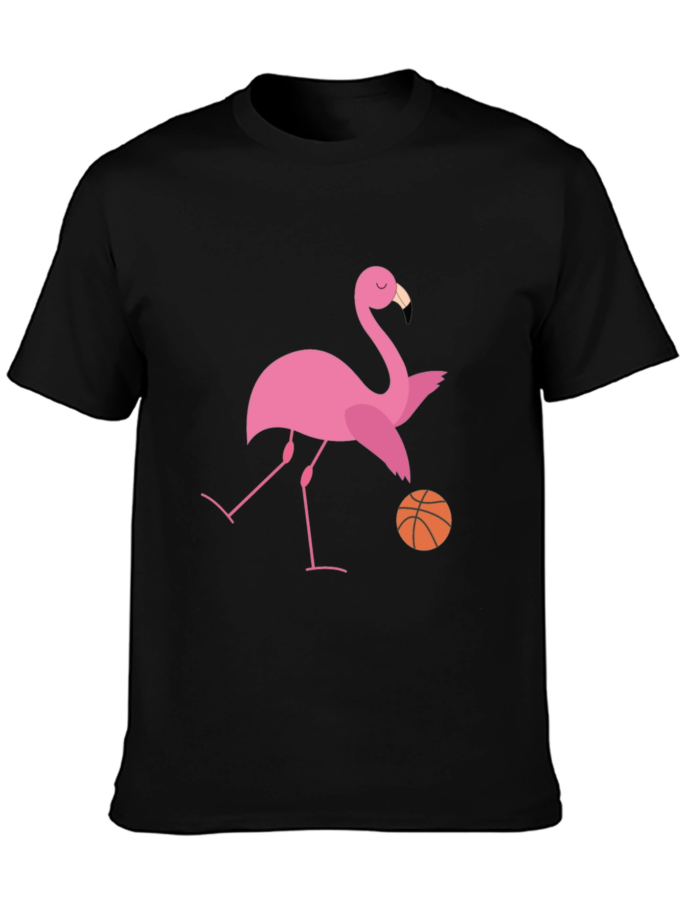 Flamingo Basketball Graphic T-Shirt