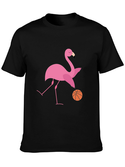 Flamingo Basketball Graphic T-Shirt