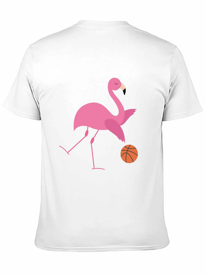 Flamingo Basketball Graphic T-Shirt