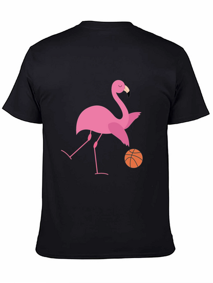 Flamingo Basketball Graphic T-Shirt