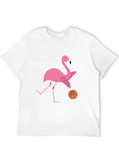 Flamingo Basketball Graphic T-Shirt