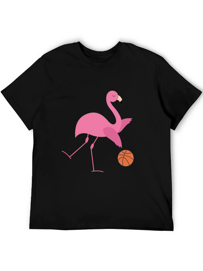 Flamingo Basketball Graphic T-Shirt