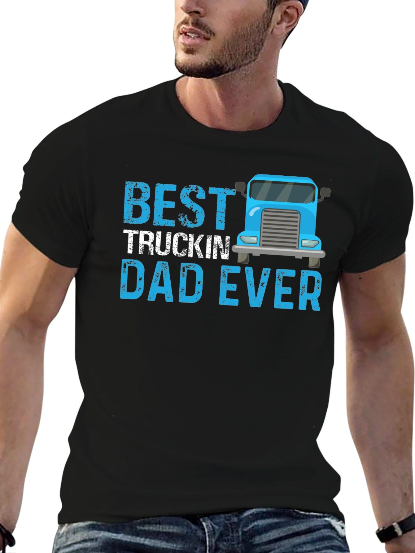Best Truckin Dad Ever T-Shirt