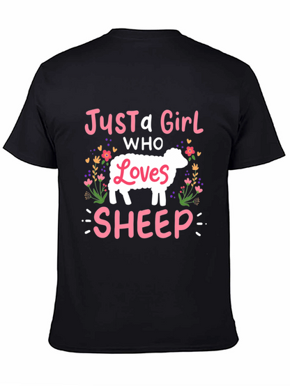 Just A Girl Who Loves Sheep T-Shirt