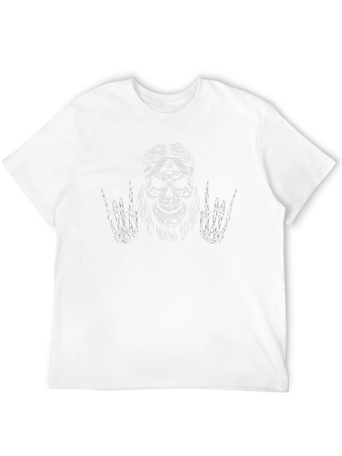 Rock n Roll Skeleton T-Shirt - Black