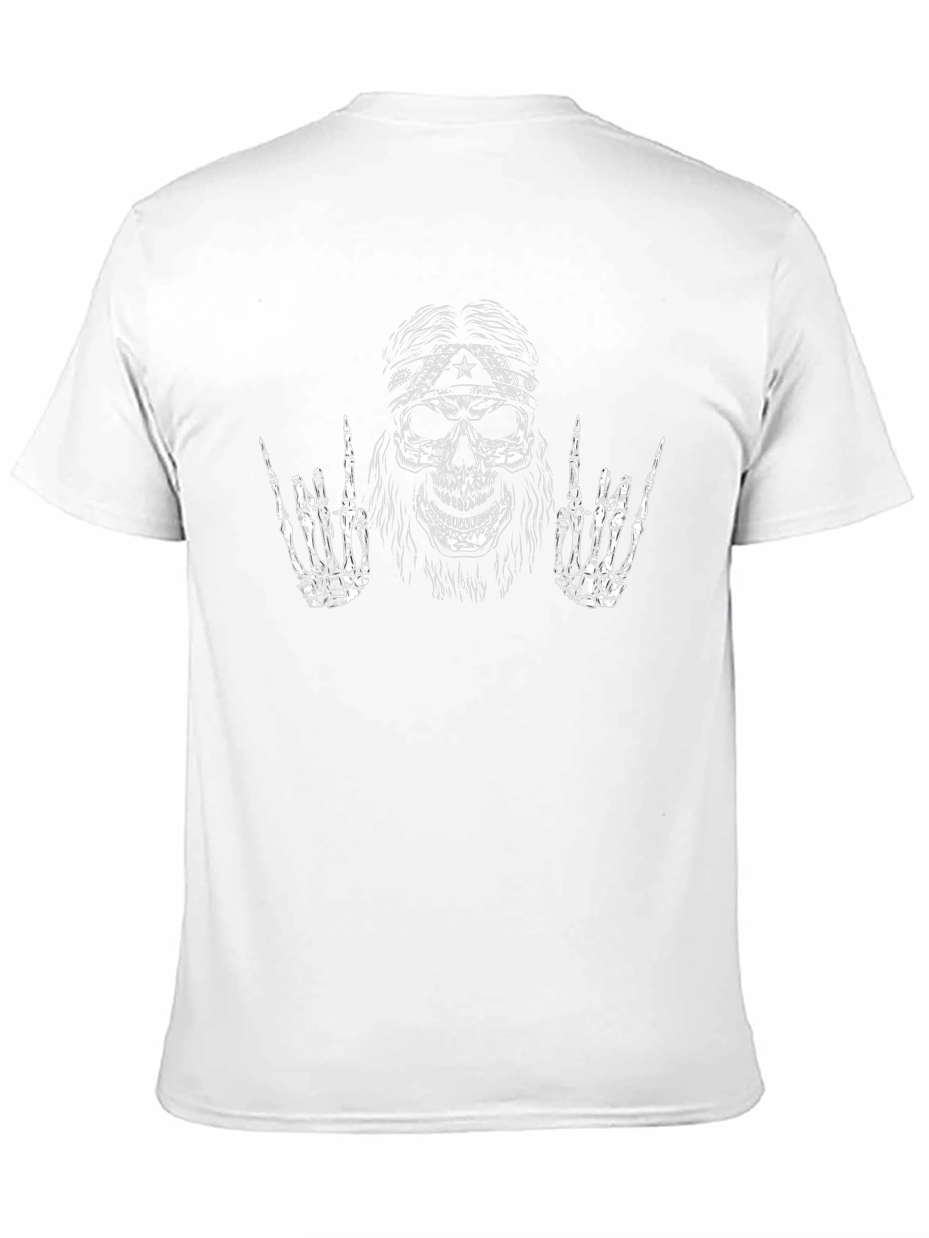 Rock n Roll Skeleton T-Shirt - Black