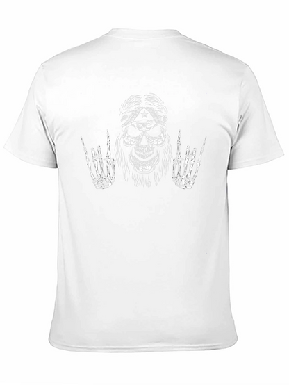 Rock n Roll Skeleton T-Shirt - Black