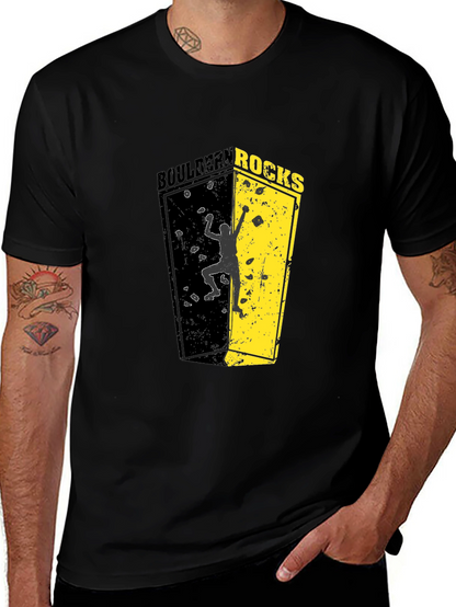 Boulder Rocks Climbing T-Shirt