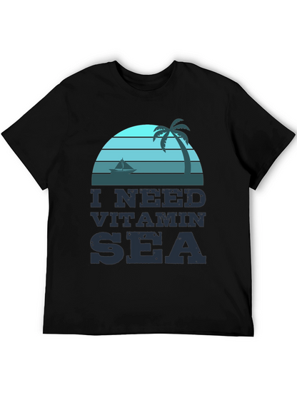 Vitamin Sea Graphic T-Shirt - Beach Life Vibes