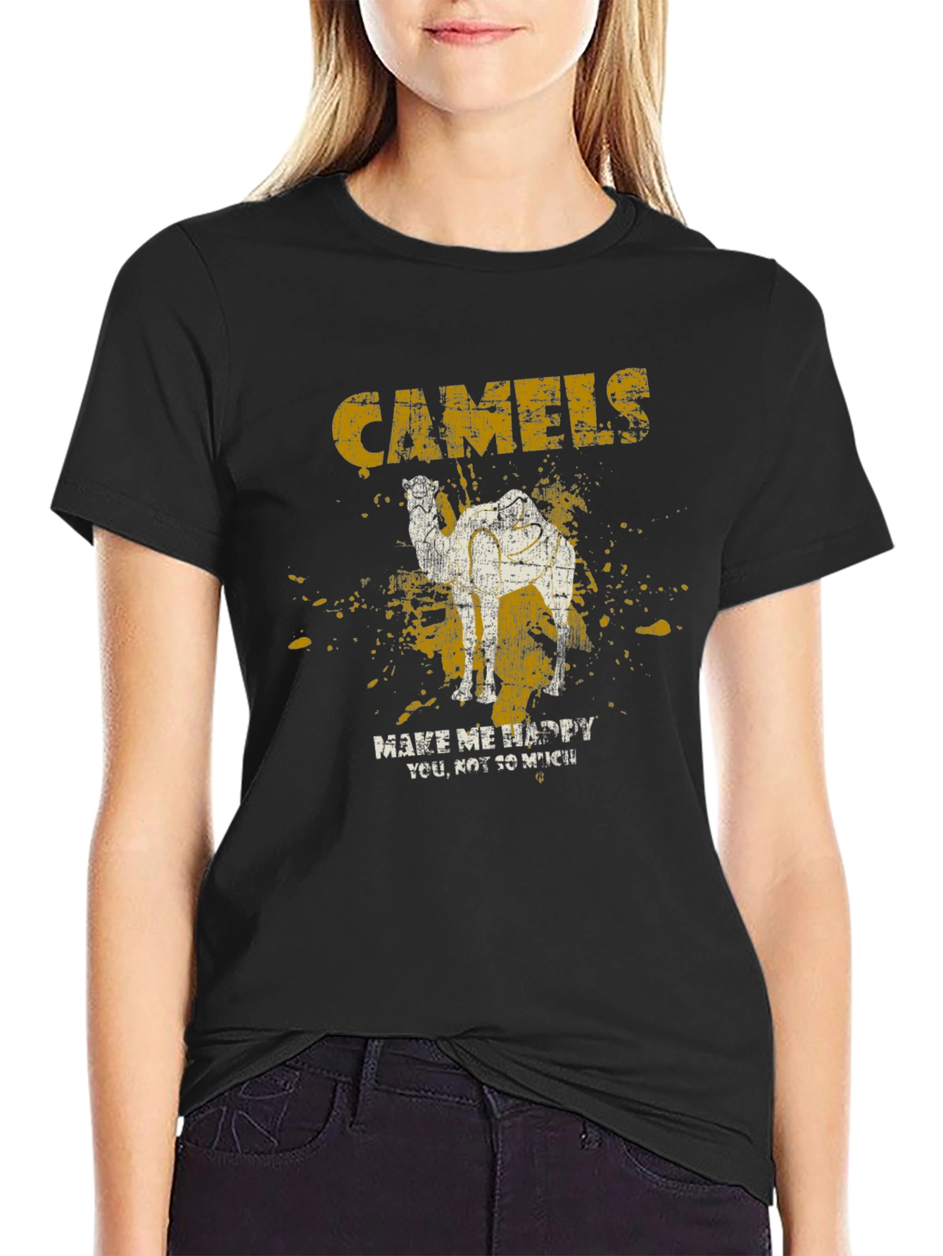 Camel T-Shirt - Make Me Happy Tee