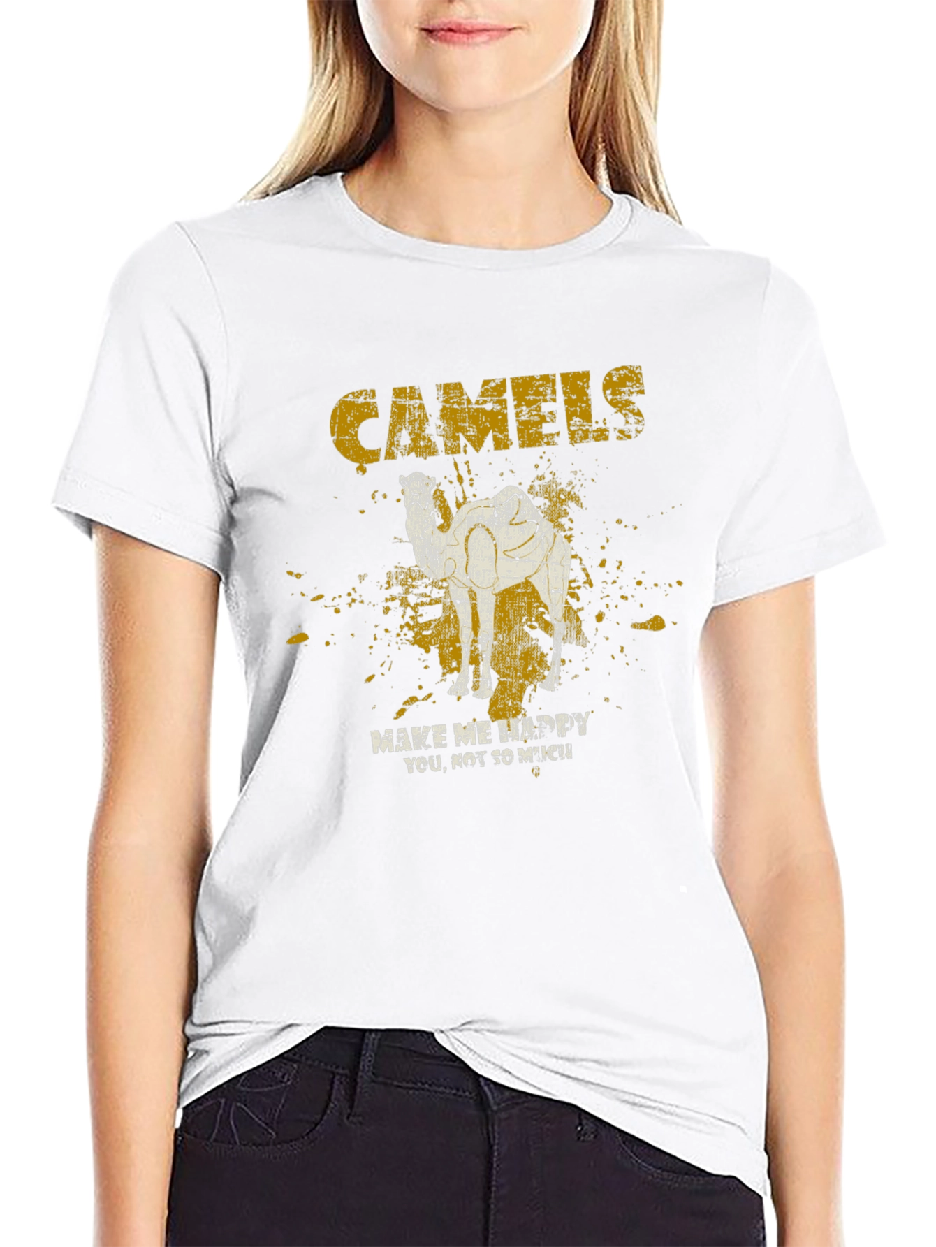 Camel T-Shirt - Make Me Happy Tee