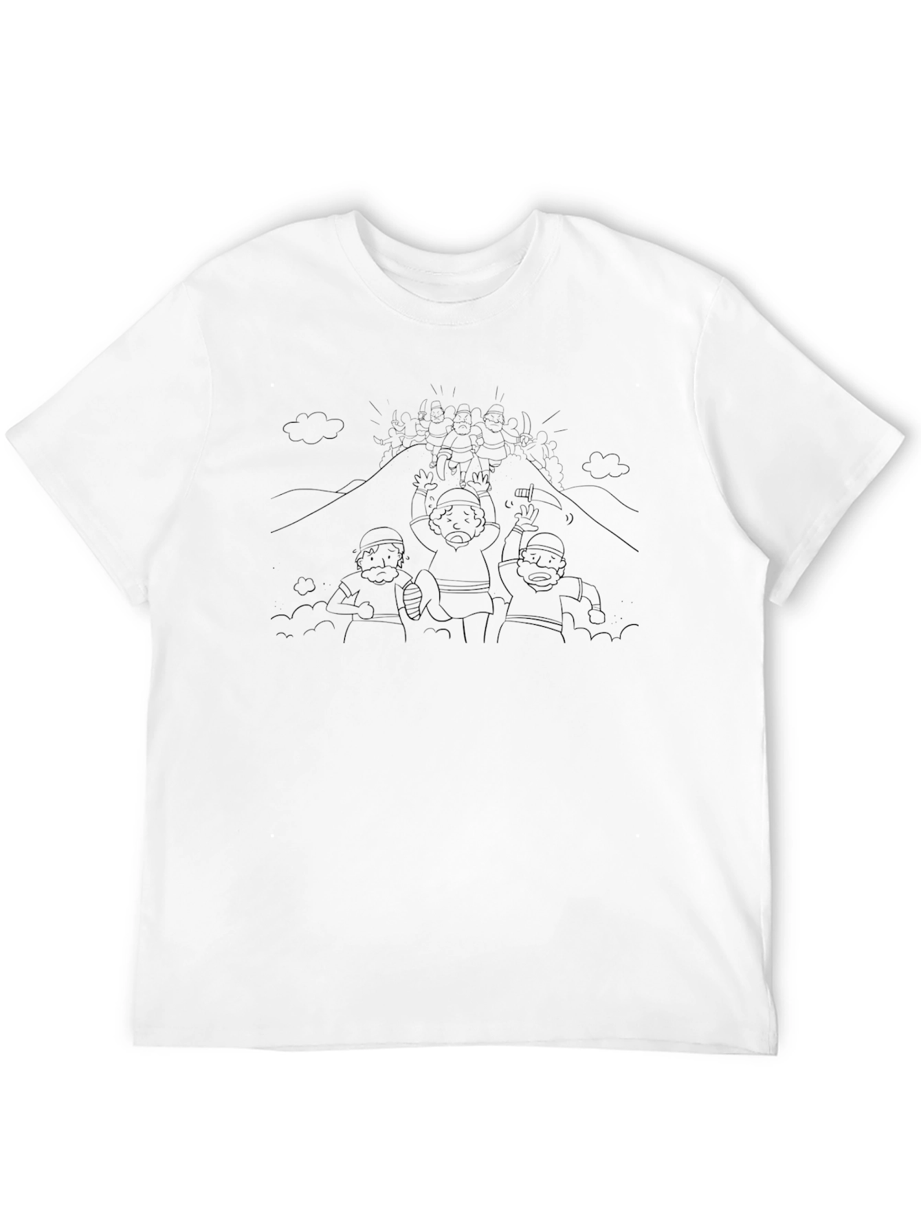Cartoon Siege Black T-Shirt