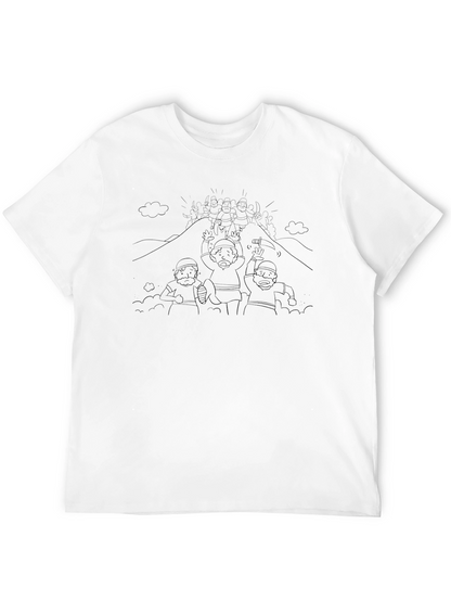 Cartoon Siege Black T-Shirt