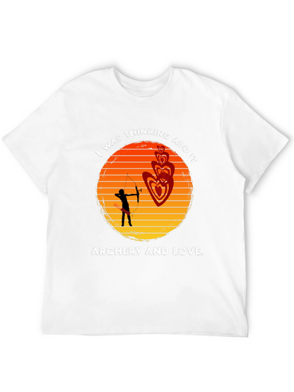 Archery and Love T-Shirt - Sunset Design