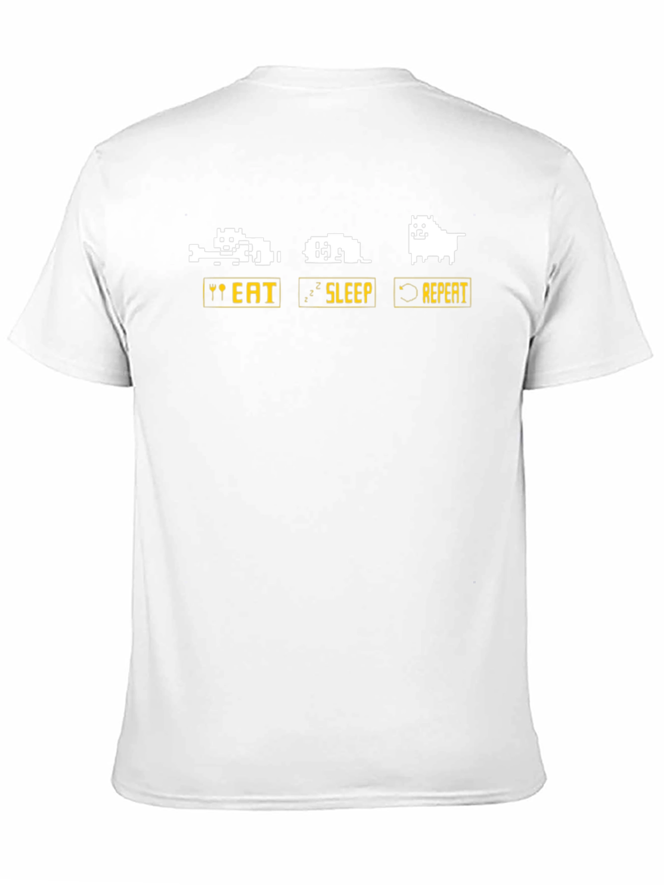 Eat Sleep Repeat Dog T-Shirt