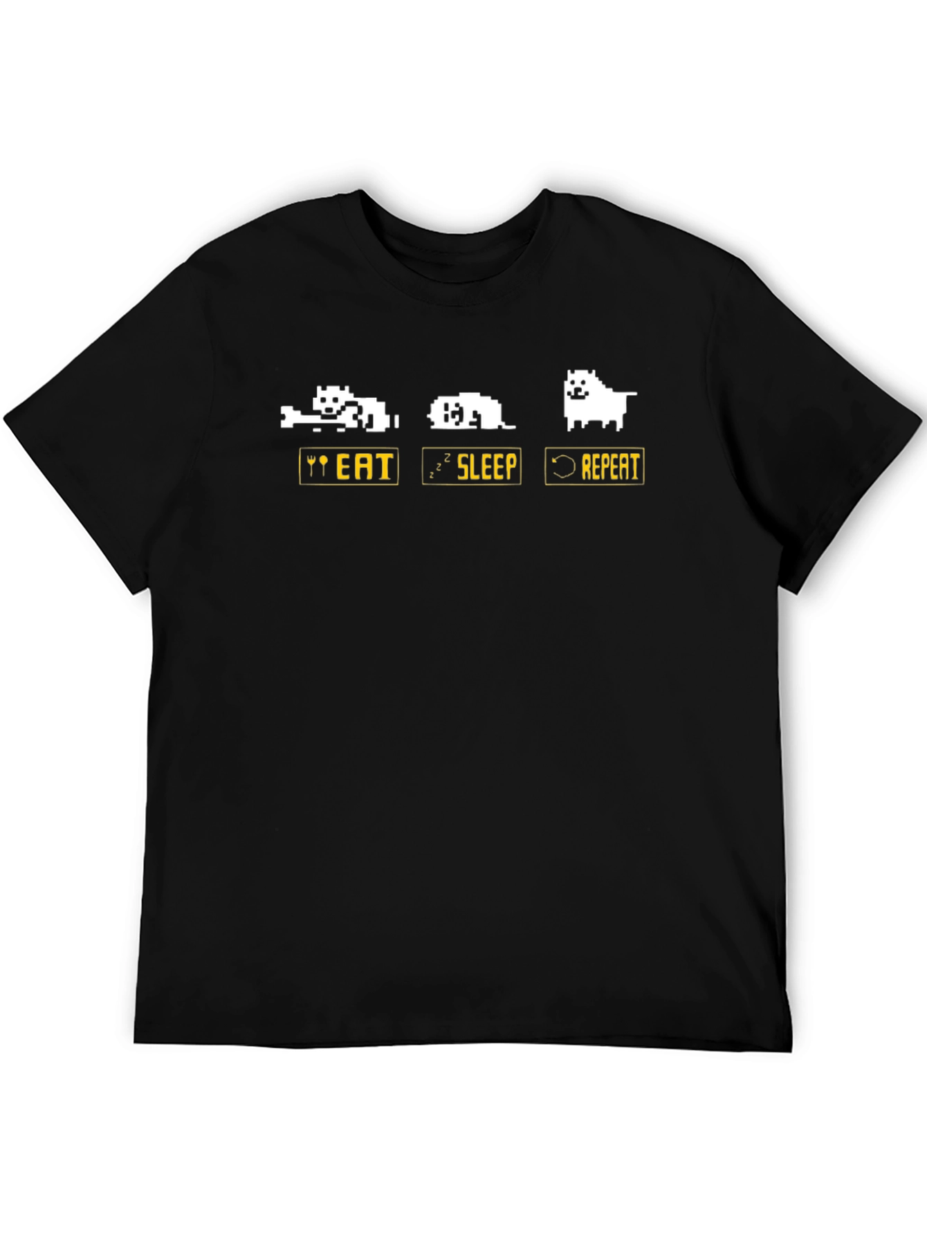 Eat Sleep Repeat Dog T-Shirt