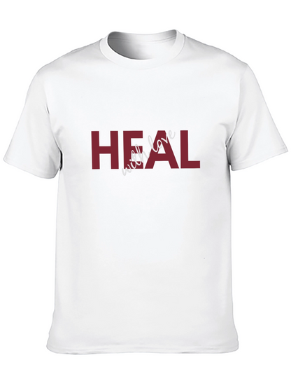 Heal with Love Graphic Black T-Shirt