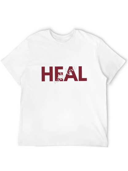 Heal with Love Graphic Black T-Shirt