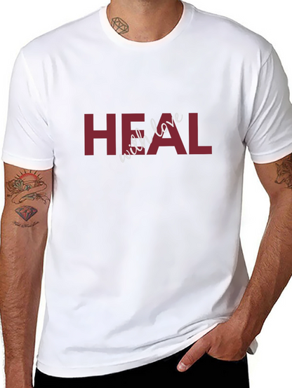Heal with Love Graphic Black T-Shirt