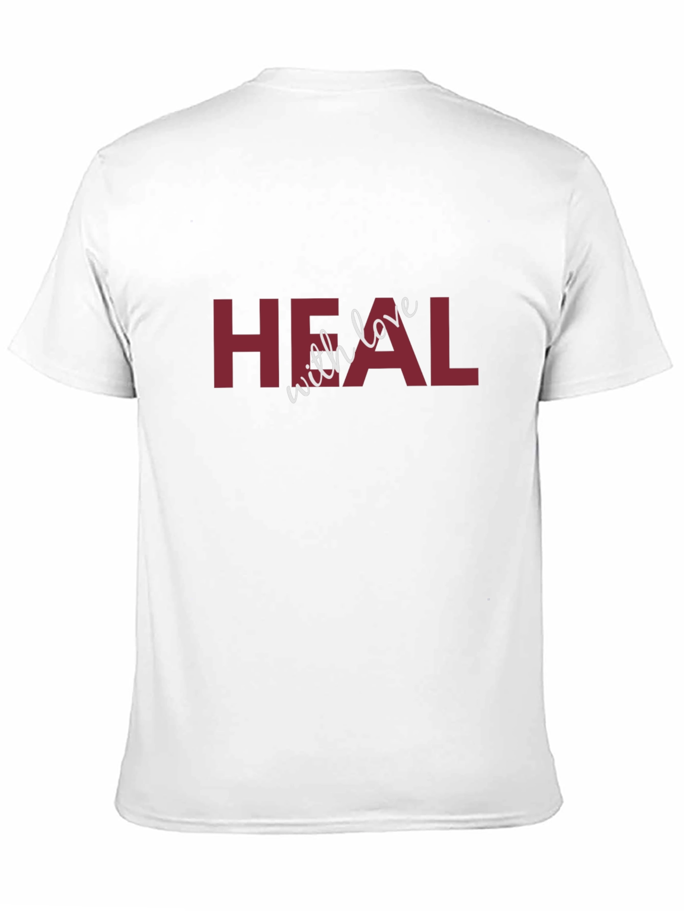 Heal with Love Graphic Black T-Shirt