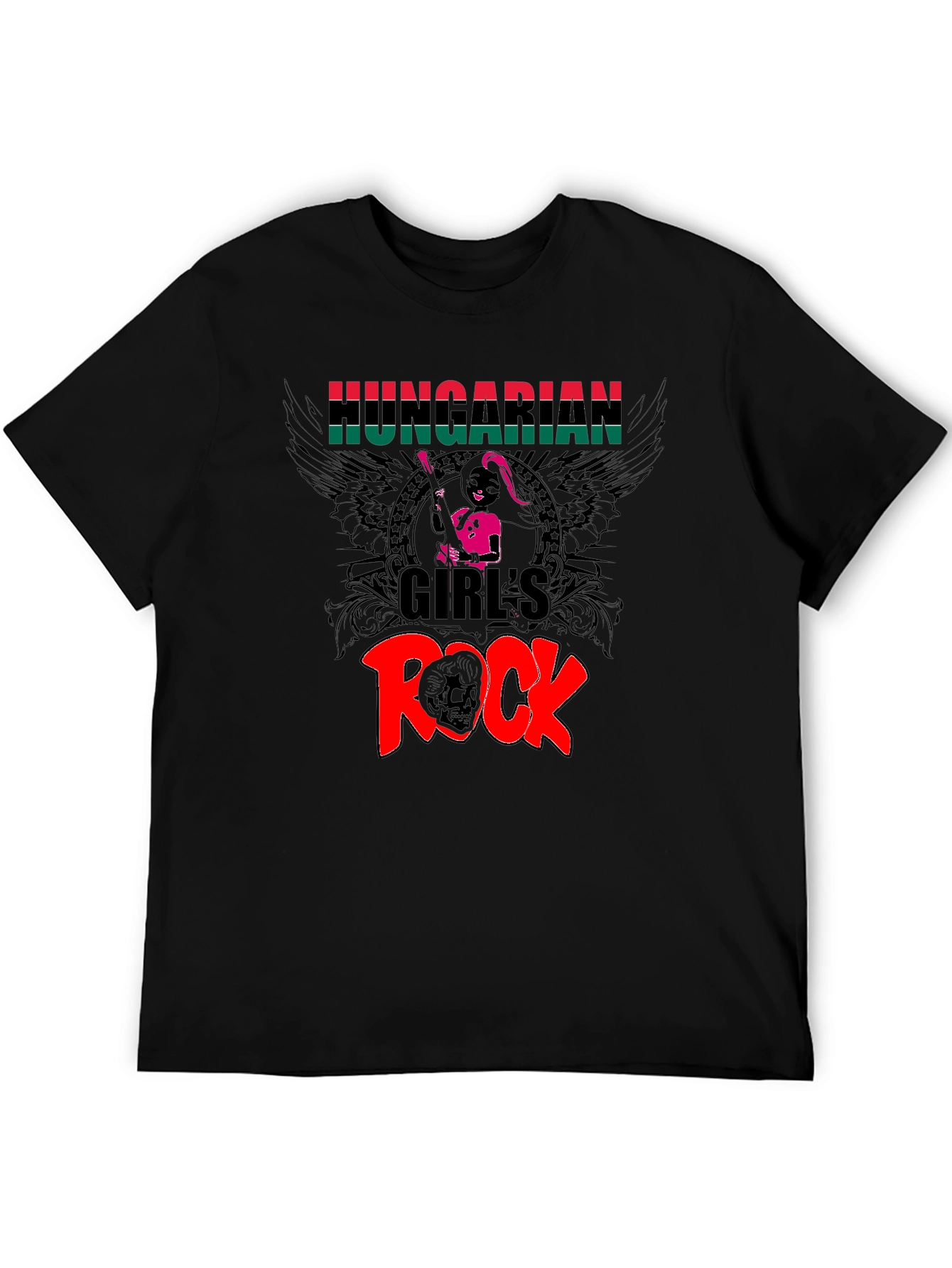 Hungarian Girls Rock T-Shirt - Black Tee