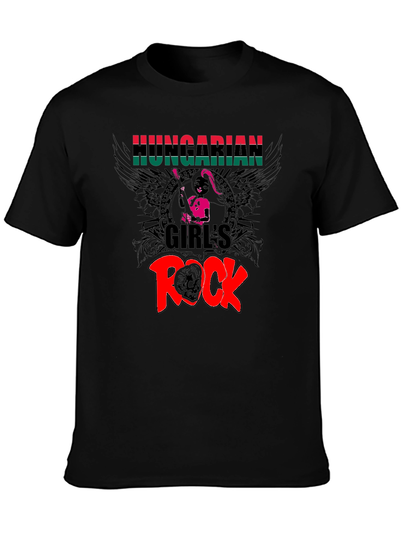 Hungarian Girls Rock T-Shirt - Black Tee