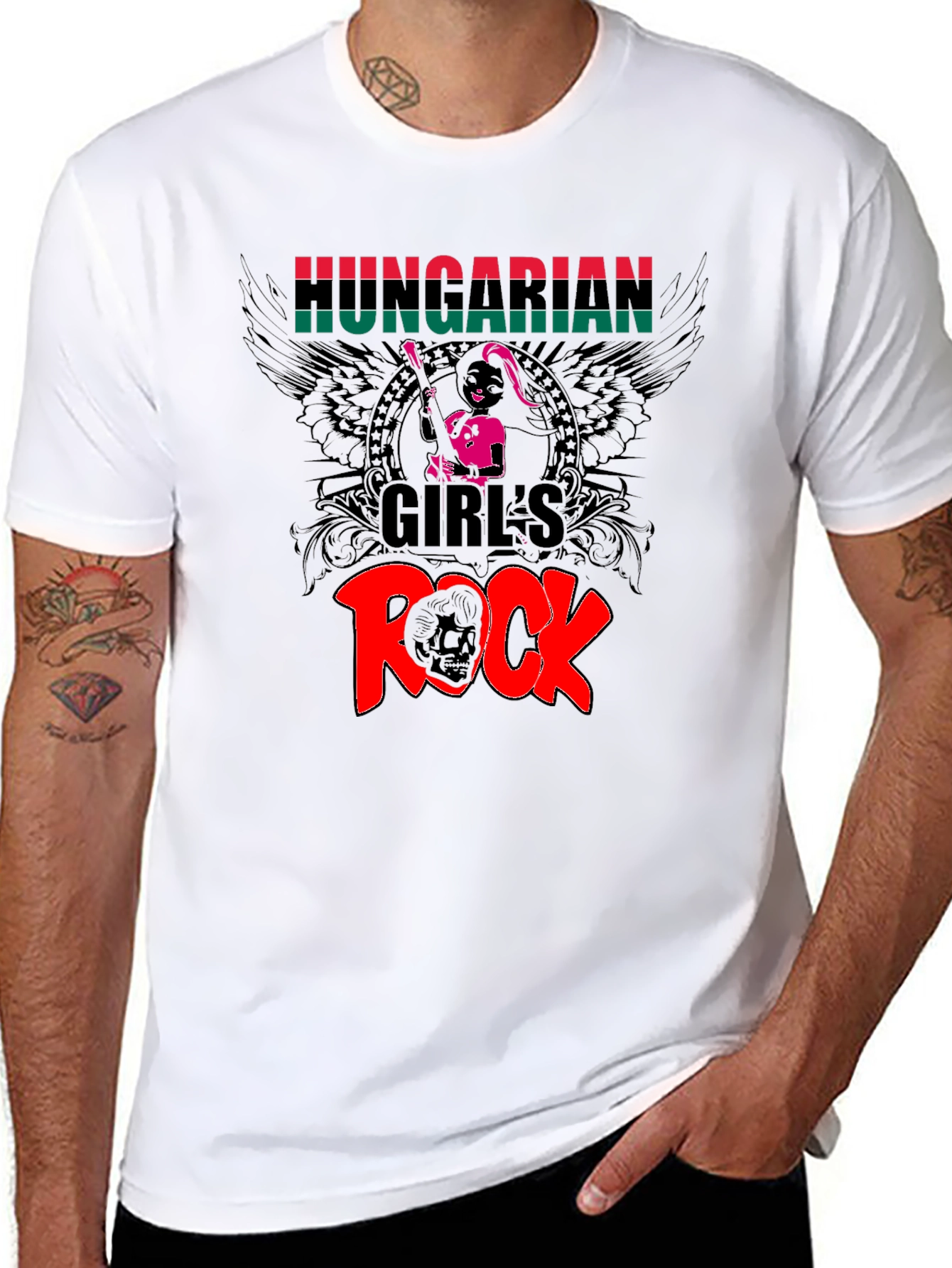 Hungarian Girls Rock T-Shirt - Black Tee