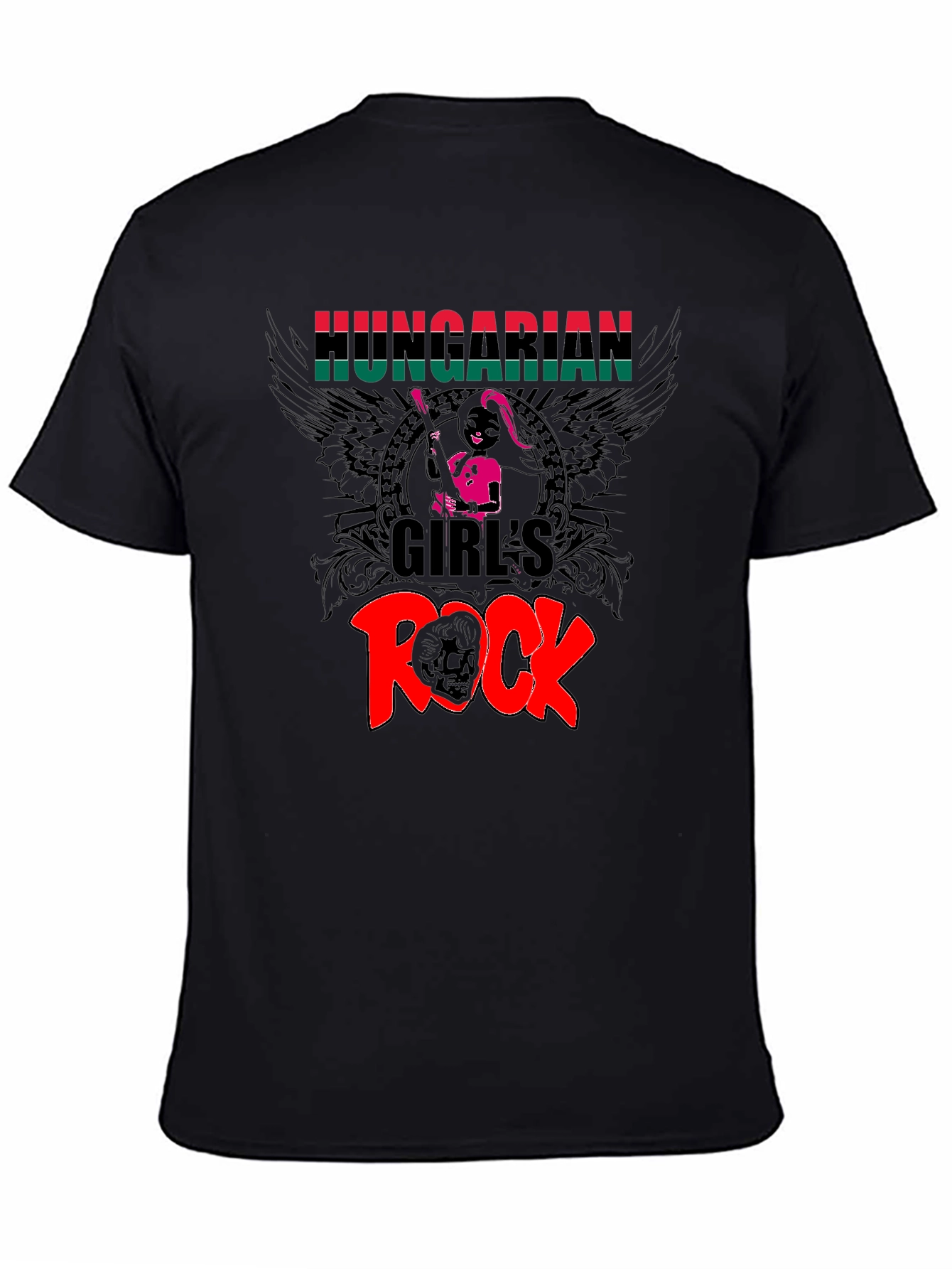 Hungarian Girls Rock T-Shirt - Black Tee