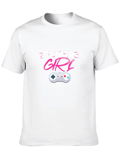 Gamer Girl T-Shirt - Black Cotton Blend