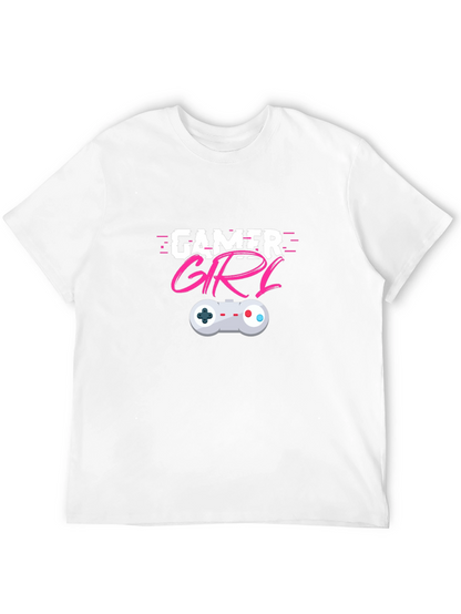 Gamer Girl T-Shirt - Black Cotton Blend