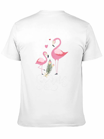 Summer Vibes Flamingo Graphic Tee