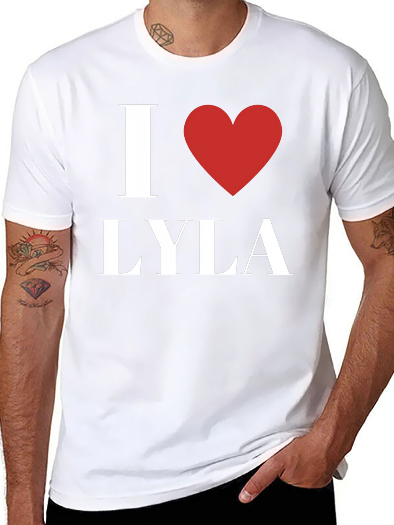 I Heart Lyla Black Graphic T-Shirt
