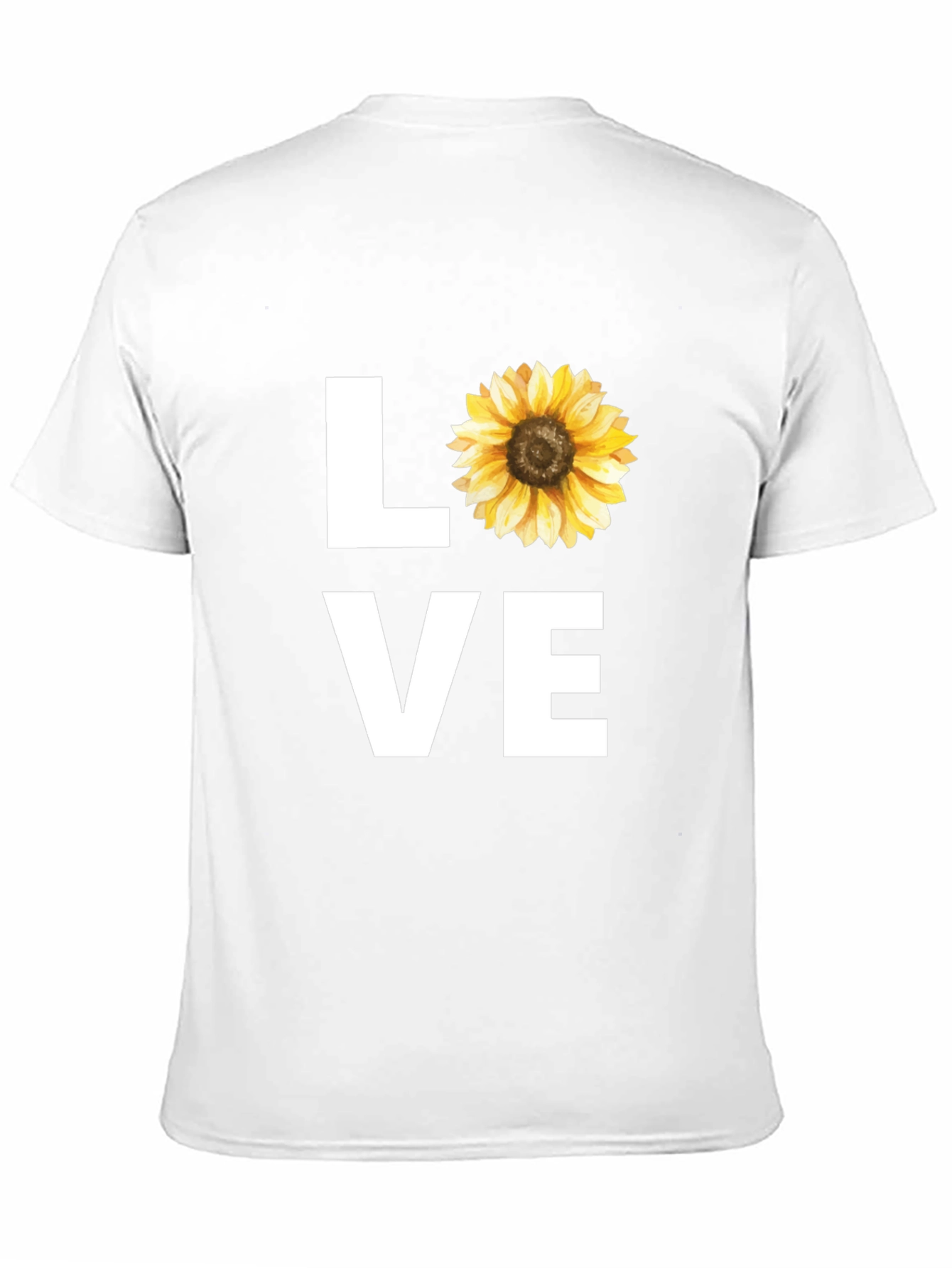 Sunflower LOVE Graphic Tee - Stylish Black T-Shirt