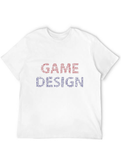 Game Design Word Art Graphic T-Shirt