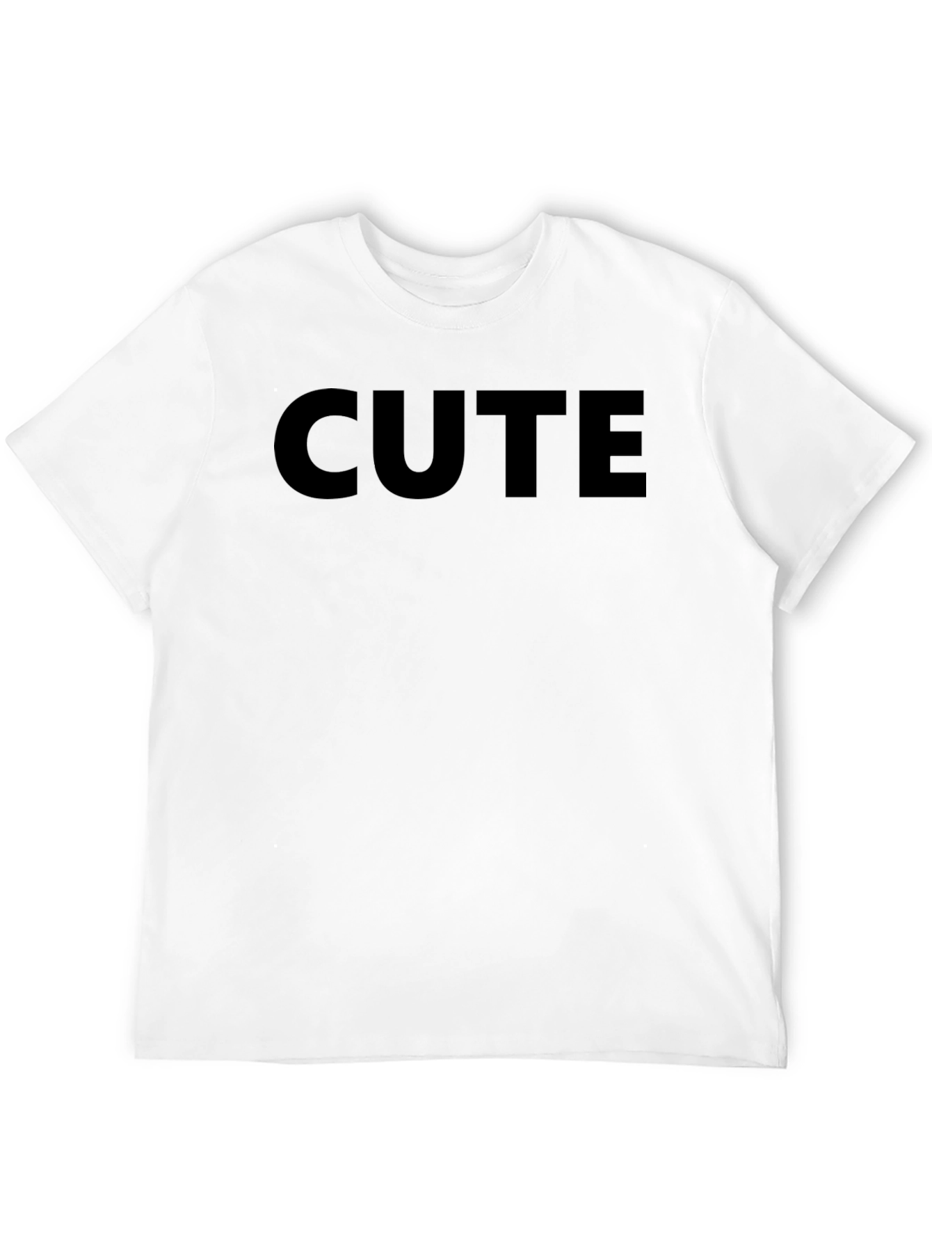 Cute Graphic Black T-Shirt Casual Wear