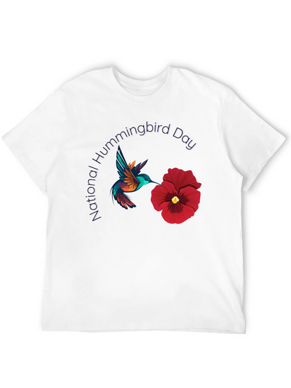 National Hummingbird Day Black T-Shirt