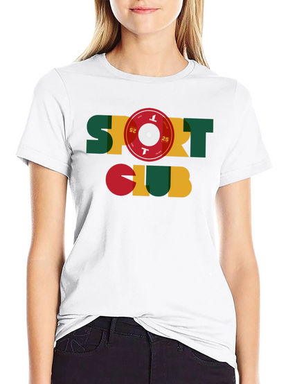 Sport Club Graphic Tee - Fitness Inspired Design