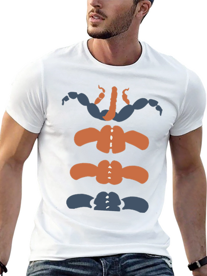 Novelty Bodybuilding Skeleton Graphic T-Shirt