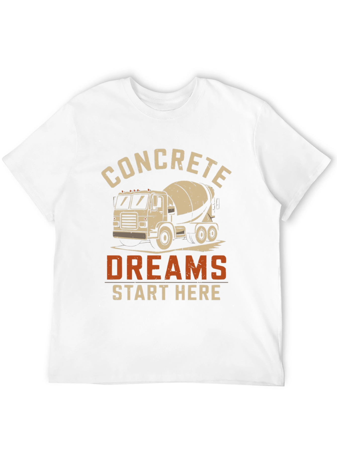 Concrete Dreams T-Shirt - Construction Worker Tee
