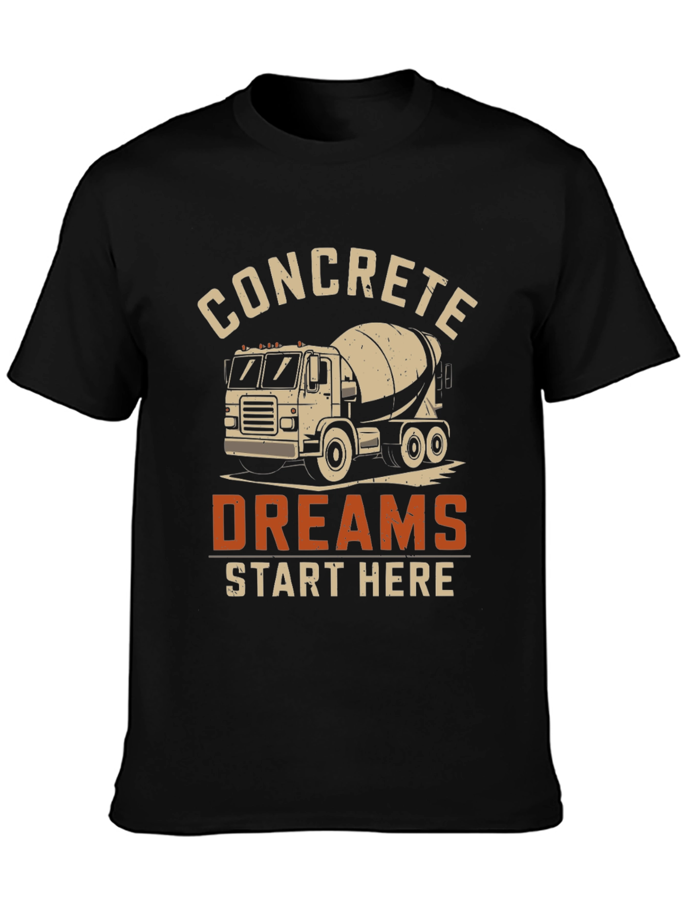 Concrete Dreams T-Shirt - Construction Worker Tee