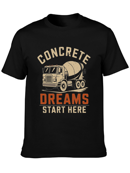 Concrete Dreams T-Shirt - Construction Worker Tee