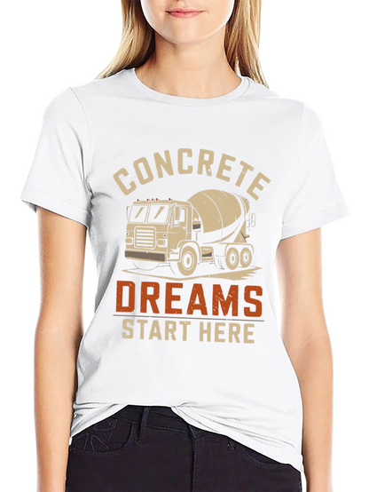 Concrete Dreams T-Shirt - Construction Worker Tee