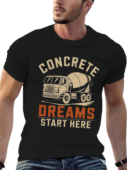 Concrete Dreams T-Shirt - Construction Worker Tee