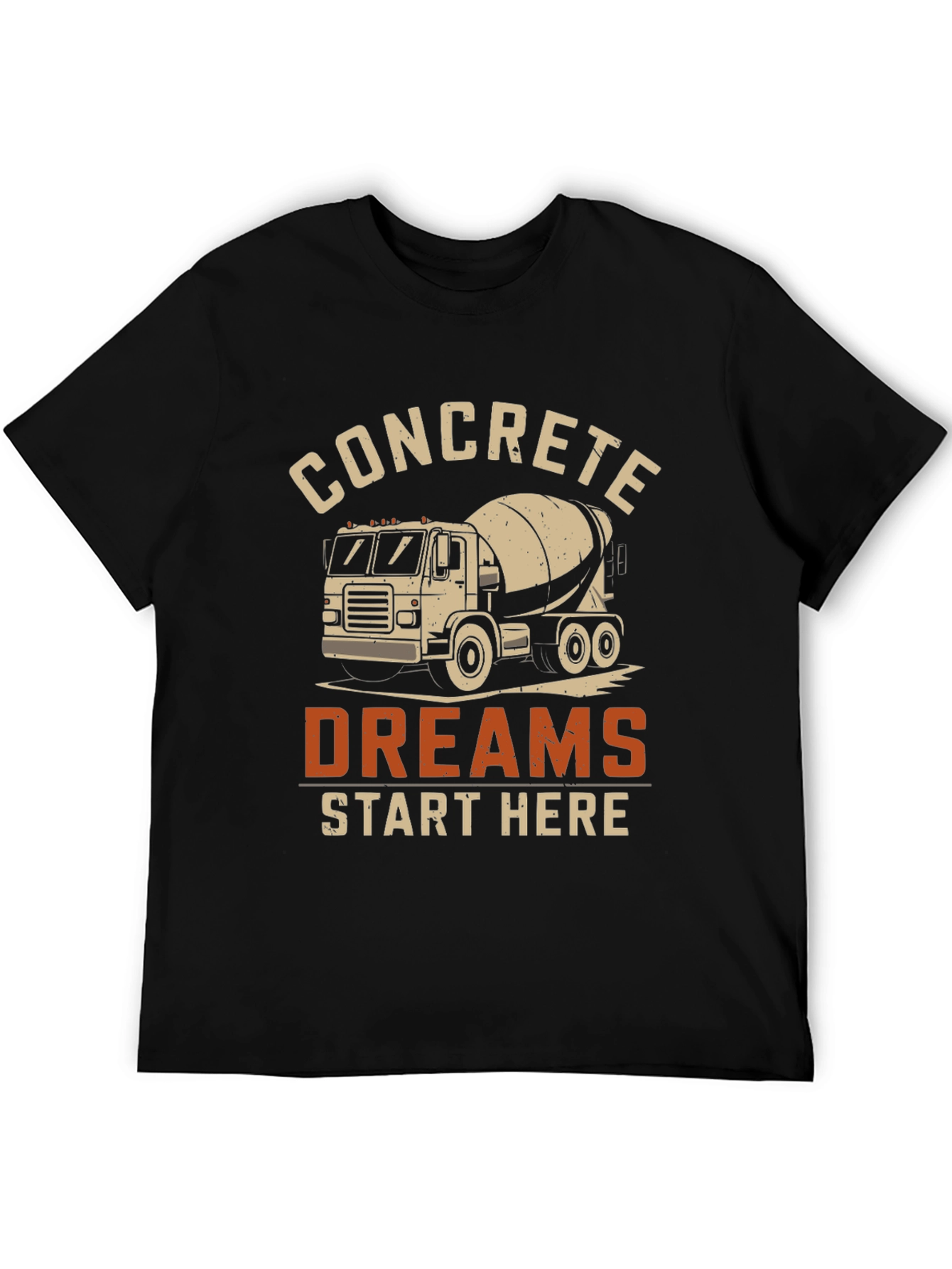 Concrete Dreams T-Shirt - Construction Worker Tee