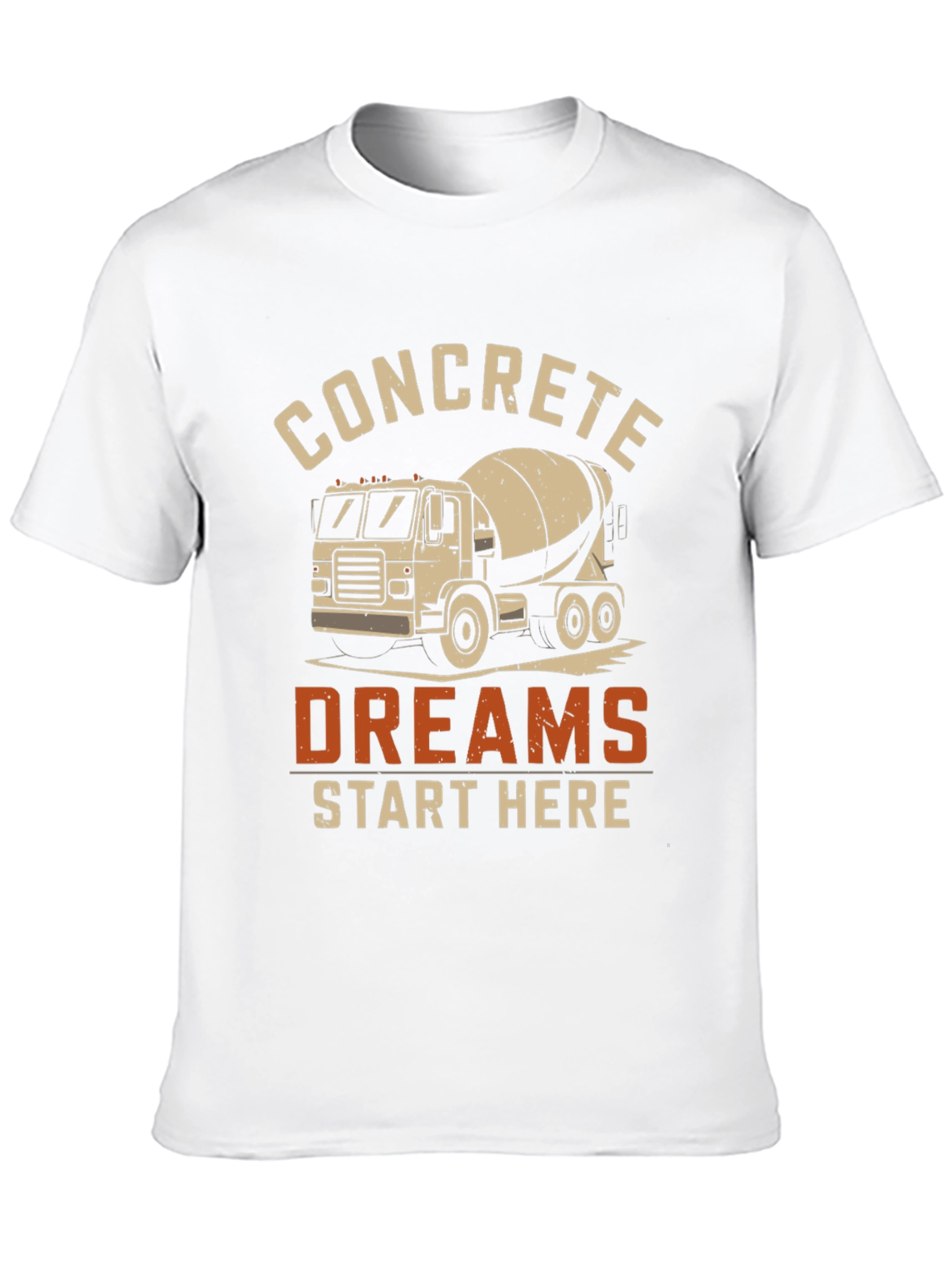 Concrete Dreams T-Shirt - Construction Worker Tee