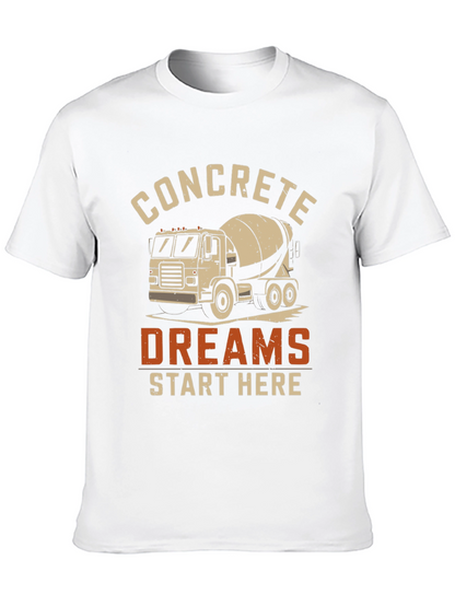 Concrete Dreams T-Shirt - Construction Worker Tee