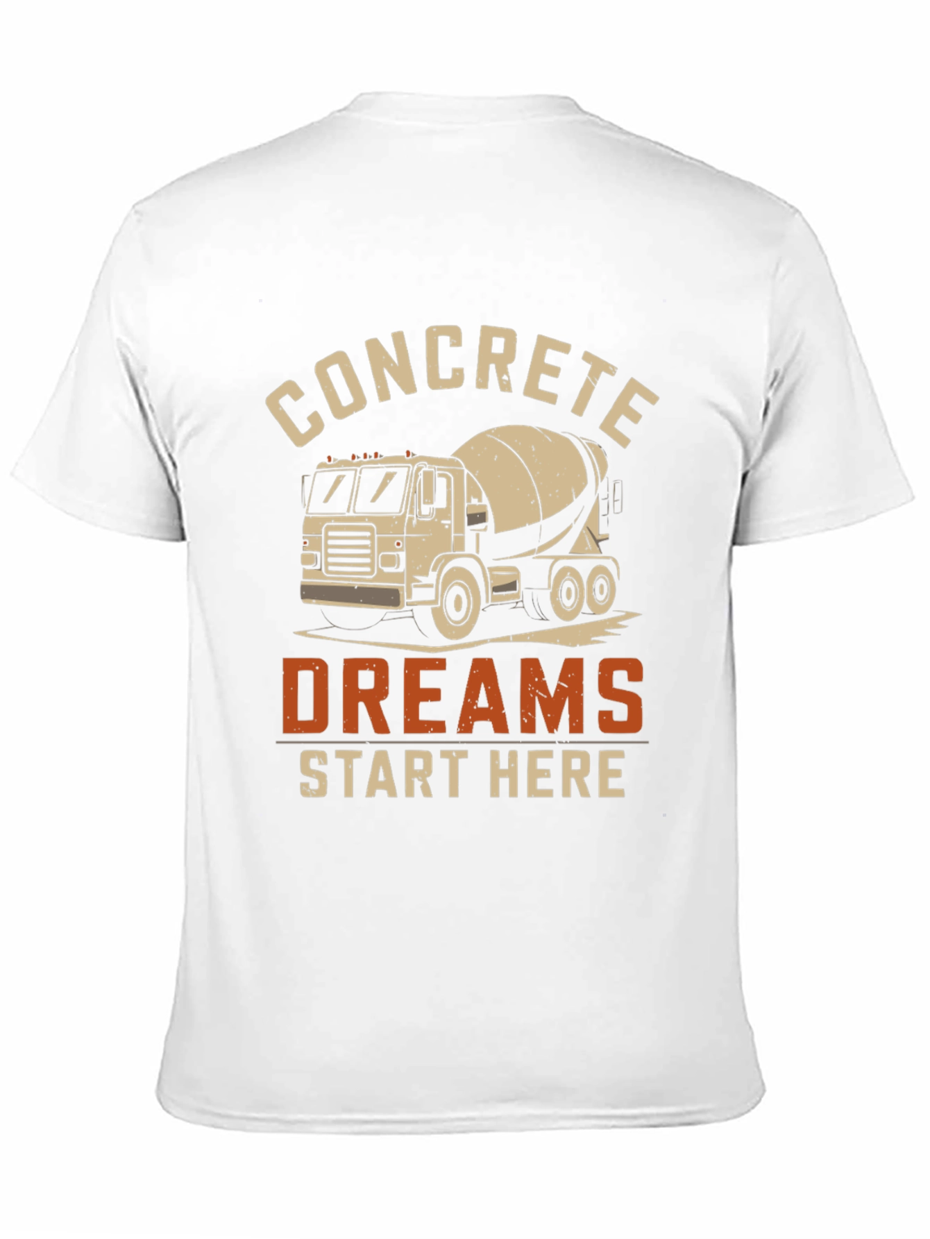 Concrete Dreams T-Shirt - Construction Worker Tee